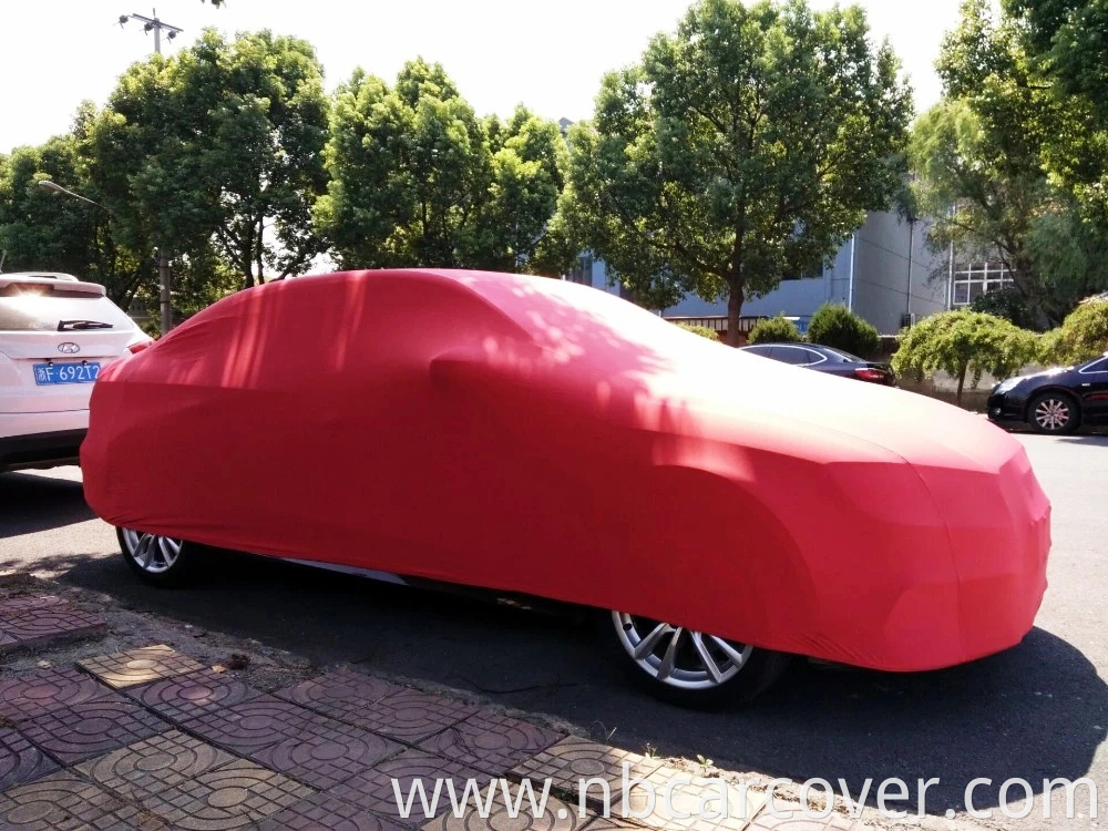Custom Indoor Stretch Covers Anti-Dust Breathable Auto Car Cover